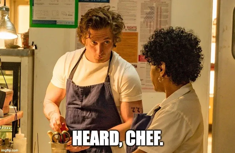 Heard chef meme with two chefs